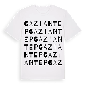 Gaziantep ordlek t-shirt – ekologisk bomull t-shirt från Pinshirt