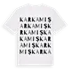 Karkamış ordlek t-shirt