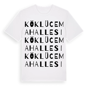 Köklüce Mahallesi ordlek t-shirt – ekologisk bomull t-shirt från Pinshirt