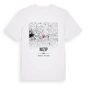 Nizip karta t-shirt – ekologisk bomull t-shirt från Pinshirt