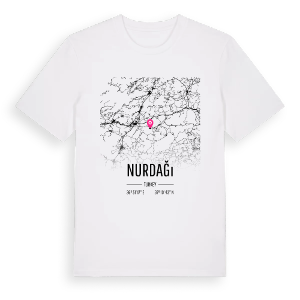Nurdağı karta t-shirt – ekologisk bomull t-shirt från Pinshirt