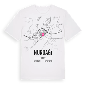 Nurdağı karta t-shirt – ekologisk bomull t-shirt från Pinshirt