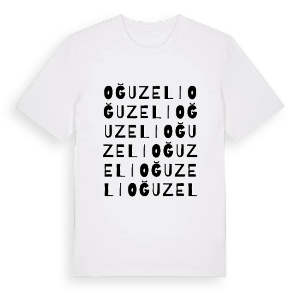 Oğuzeli ordlek t-shirt – ekologisk bomull t-shirt från Pinshirt