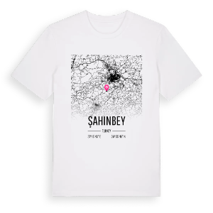 Şahinbey karta t-shirt – ekologisk bomull t-shirt från Pinshirt