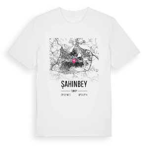 Şahinbey karta t-shirt – ekologisk bomull t-shirt från Pinshirt