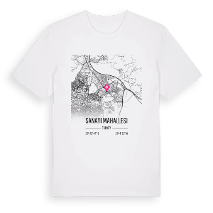Sanayi Mahallesi karta t-shirt – ekologisk bomull t-shirt från Pinshirt