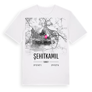 Şehitkamil karta t-shirt – ekologisk bomull t-shirt från Pinshirt
