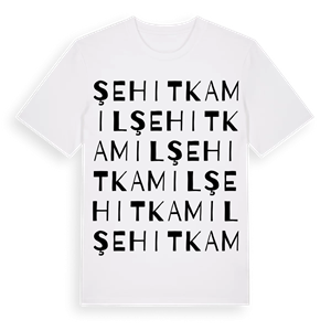 Şehitkamil ordlek t-shirt – ekologisk bomull t-shirt från Pinshirt