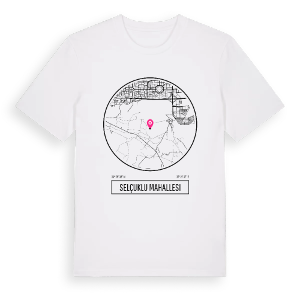 Selçuklu Mahallesi t-shirt – ekologisk bomull t-shirt från Pinshirt