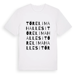 Töreli Mahallesi ordlek t-shirt – ekologisk bomull t-shirt från Pinshirt