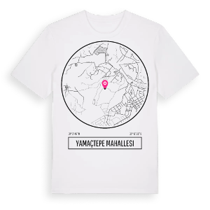 Yamaçtepe Mahallesi t-shirt – ekologisk bomull t-shirt från Pinshirt