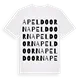 Apeldoorn ordlek t-shirt