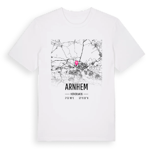 Arnhem karta t-shirt – ekologisk bomull t-shirt från Pinshirt