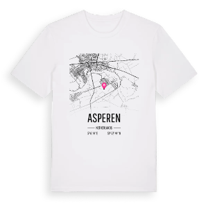 Asperen karta t-shirt – ekologisk bomull t-shirt från Pinshirt