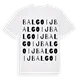 Balgoij ordlek t-shirt