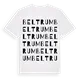 Beltrum ordlek t-shirt