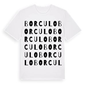 Borculo ordlek t-shirt – ekologisk bomull t-shirt från Pinshirt