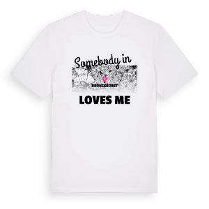 Någon i Bronckhorst älskar mig t-shirt – ekologisk bomull t-shirt från Pinshirt