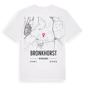 Bronkhorst karta t-shirt – ekologisk bomull t-shirt från Pinshirt