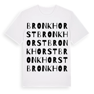 Bronkhorst ordlek t-shirt – ekologisk bomull t-shirt från Pinshirt