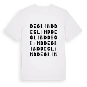 De Glind ordlek t-shirt – ekologisk bomull t-shirt från Pinshirt