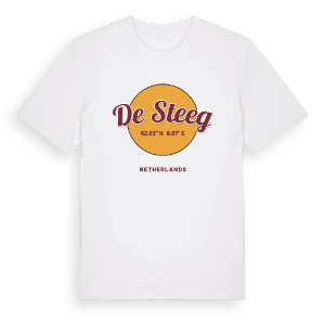 De Steeg cirkel t-shirt – ekologisk bomull t-shirt från Pinshirt