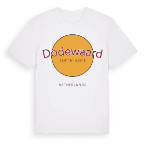 Dodewaard cirkel t-shirt – ekologisk bomull t-shirt från Pinshirt