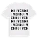 Duiven ordlek t-shirt