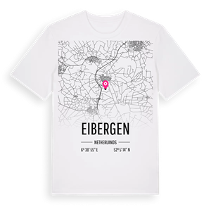 Eibergen karta t-shirt – ekologisk bomull t-shirt från Pinshirt