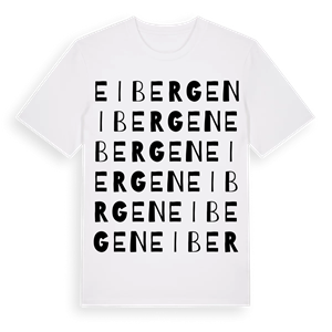Eibergen ordlek t-shirt – ekologisk bomull t-shirt från Pinshirt