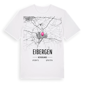 Eibergen karta t-shirt – ekologisk bomull t-shirt från Pinshirt