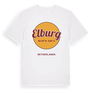 Elburg cirkel t-shirt – ekologisk bomull t-shirt från Pinshirt