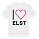 Jag älskar Elst t-shirt stort tryck