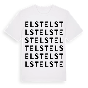 Elst ordlek t-shirt – ekologisk bomull t-shirt från Pinshirt