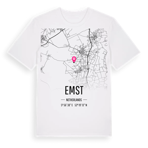 Emst karta t-shirt – ekologisk bomull t-shirt från Pinshirt