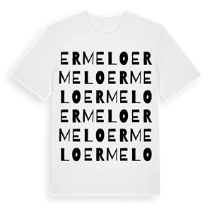 Ermelo ordlek t-shirt – ekologisk bomull t-shirt från Pinshirt