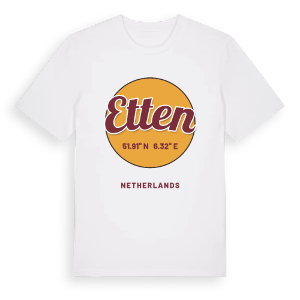 Etten cirkel t-shirt – ekologisk bomull t-shirt från Pinshirt