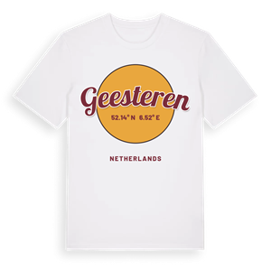 Geesteren cirkel t-shirt – ekologisk bomull t-shirt från Pinshirt