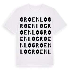 Groenlo ordlek t-shirt – ekologisk bomull t-shirt från Pinshirt