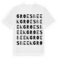 Groesbeek ordlek t-shirt