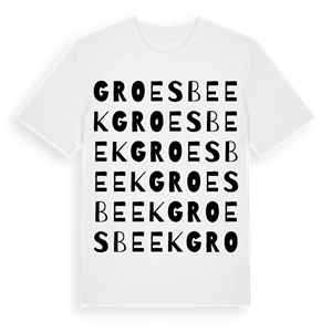 Groesbeek ordlek t-shirt – ekologisk bomull t-shirt från Pinshirt