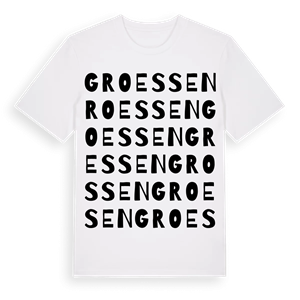 Groessen ordlek t-shirt – ekologisk bomull t-shirt från Pinshirt