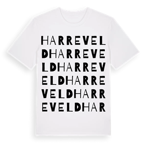 Harreveld ordlek t-shirt – ekologisk bomull t-shirt från Pinshirt