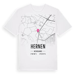 Hernen karta t-shirt – ekologisk bomull t-shirt från Pinshirt