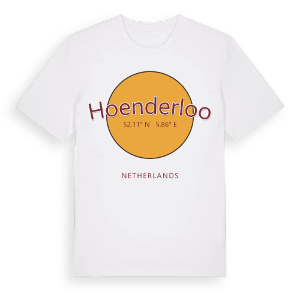 Hoenderloo cirkel t-shirt – ekologisk bomull t-shirt från Pinshirt
