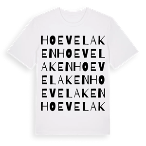 Hoevelaken ordlek t-shirt – ekologisk bomull t-shirt från Pinshirt