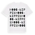 Hoog-Keppel ordlek t-shirt