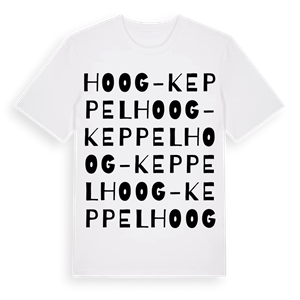 Hoog-Keppel ordlek t-shirt – ekologisk bomull t-shirt från Pinshirt
