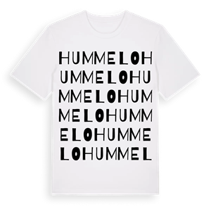 Hummelo ordlek t-shirt – ekologisk bomull t-shirt från Pinshirt