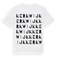 Kerkwijk ordlek t-shirt
